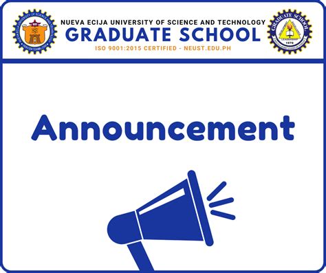 neust ioes|ANNOUNCEMENT Comprehensive Exam .